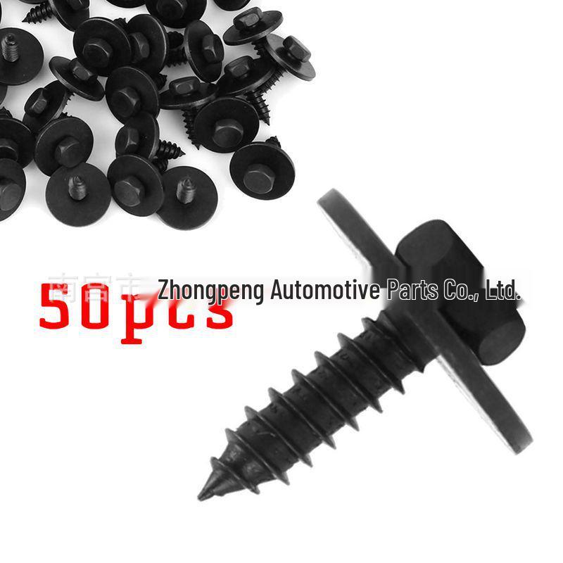 50Pcs Fastening Screws Bolts for BMW/Mercedes-Benz Fender Liner Under Cover 07147129160.