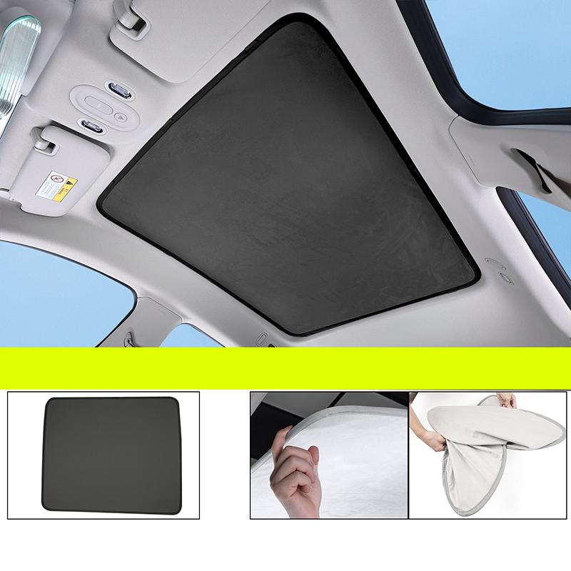 For NIO Firefly 2025-2026 Sunshade Curtains on The Ceiling Electrostatic Adsorption Sun Protection and Heat Insulation
