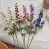 Artificial Delphinium Flower 36.6" Long Stem Faux Silk Bouquets for Tall Vase Realistic Fake