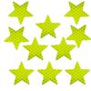 Pack of 10, Pentagram Reflective Sticker, Electric Motorcycle Reflective Sticker, Car Reflective Sticker, Night Warning Truck Reflective Sticker