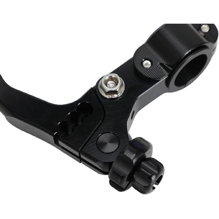 JFG RACING Universal Stunt Clutch Lever CNC Short Stunt Clutch Lever 22Mm 7/8" Handlebar Motorcycle Dirt Bike Fits For GROM 14-16 CBR250R 11-13