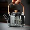 Shangqi Stove-Side Glass Teapot with Walnut Handle