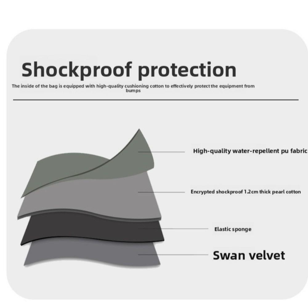 Multi-Compartment Fishing Gear Bag Water-Resistant Portable Storage Bag Outdoor Fishing