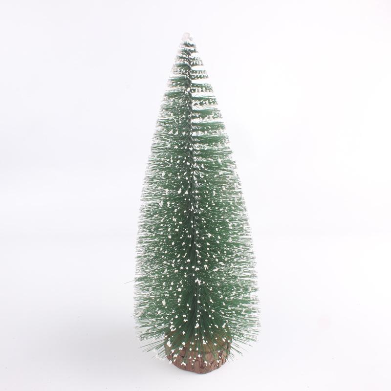 Mini Christmas Trees Artificial Pine Needle Desk Ornaments 10/15/20cm Fake Evergreen Trees for Holiday Decor