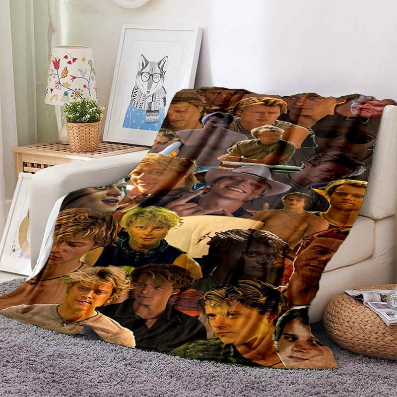 Coperta 3D Rudy Pankow Star JJ Maybank, Morbida Coperta Plaid per Casa Camera da Letto Letto Divano Picnic Viaggio Ufficio Coperta Regalo Bambini