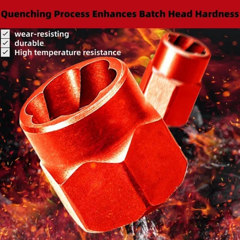 Professional 14pc Impact Bolt Extractor Set 1 4 3 8 Drive SAE Socket Anti Slip Remover for Stripped Nuts Screws W Adapter Tool