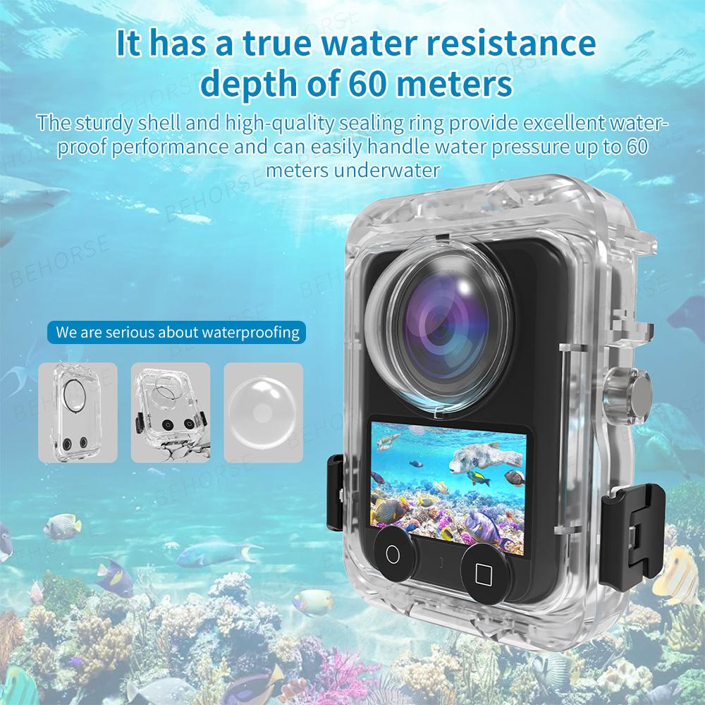 Potápěčské pouzdro pro DJI Osmo 360 Podvodní 40m Neviditelné Anti-fog Vodotěsné Pouzdro Ochranný kryt pro příslušenství kamery DJI Osmo 360