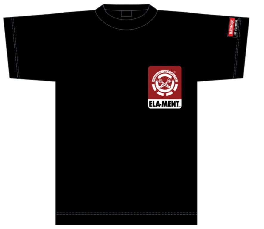 Официальный мерч Maximum the Hormone: Футболка ELA-MEN.Tsuda, Черная, XXL