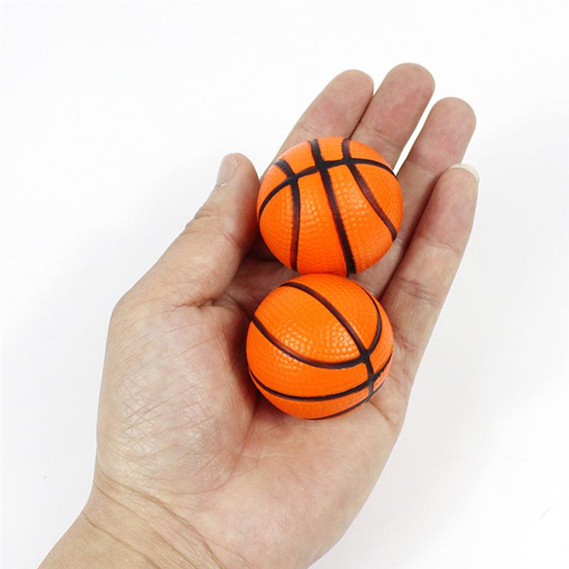 6-20Pcs Children Mini Soft Pu Basketball Toys Anti Stress Relief Ball Soft Foam Rubber Squeeze Balls Motion Toys Birthday Gifts