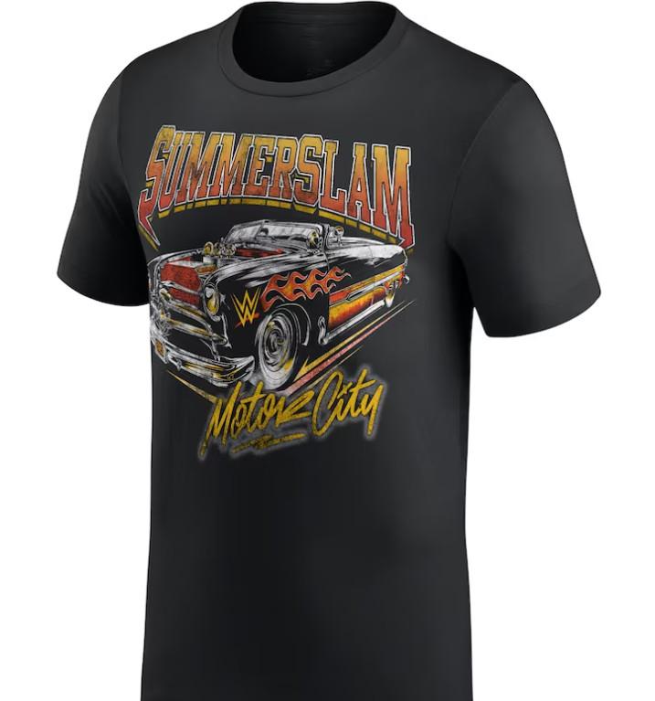 Black SummerSlam 2023 Hot Rod T-Shirt Unisex T-Shirt S