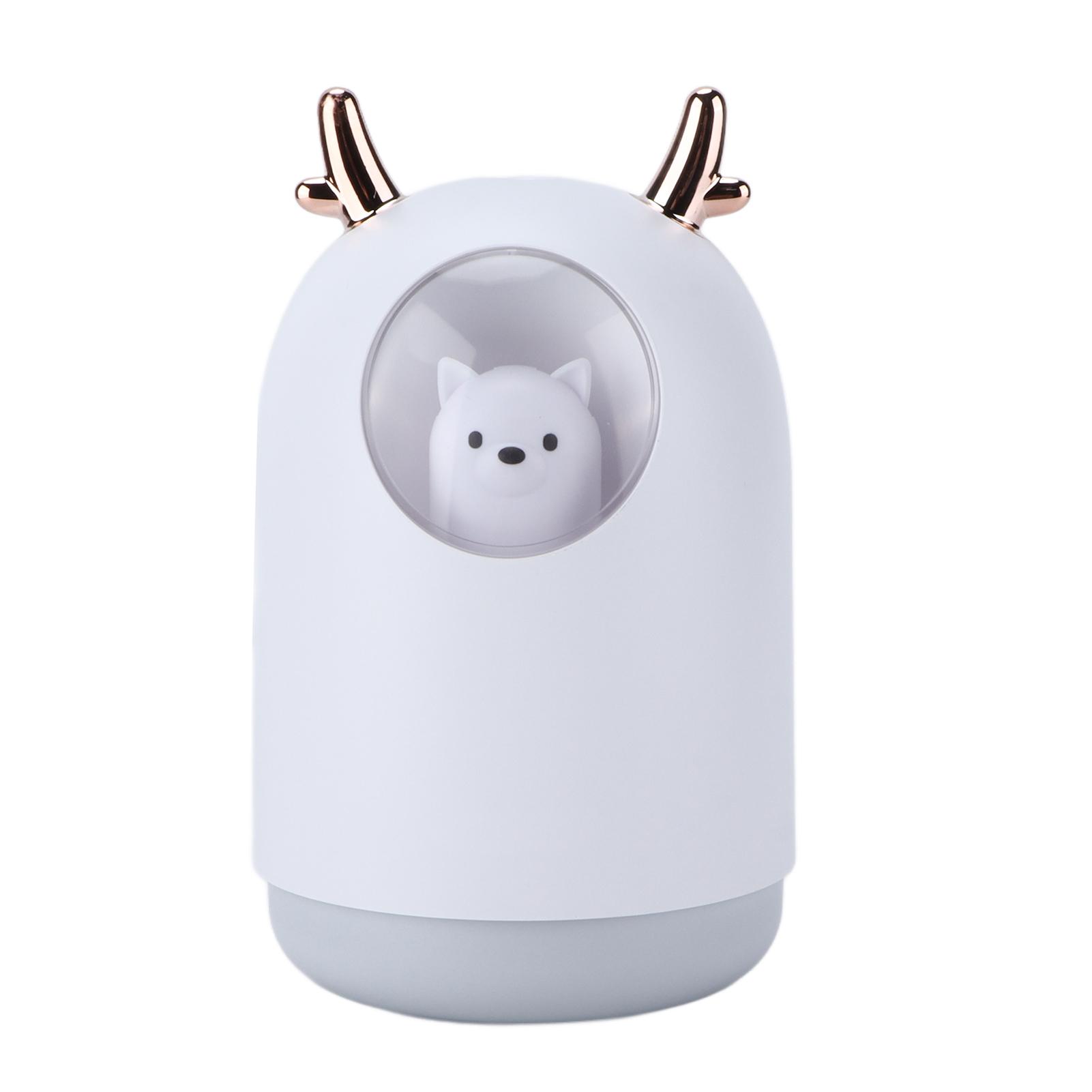 

Увлажнитель воздуха USB Mini Home Bedroom Mute Small Desktop Cute Pet Air Spray HumidifierWhite белый