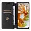 For ZTE Nubia Focus 2 5G Case Wallet Rhombus Imprinted Leather Phone Cover