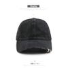 Women's solid-color, plain, washed, distressed, and ripped baseball cap, suitable for outdoor activities, providing sun protection and shade