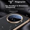 Gilded Genuine Leather with Lens FilmHuawei Mate70 Pro Phone Case Mate70 Pro+ Matte Leather Electroplated Lens Full Coverage Ultra-Thin Shockproof