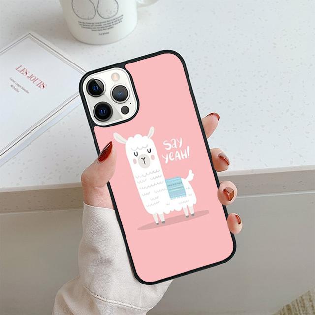 No Drama Prob Llama Phone Case For iPhone 17 Air 13 12 14 15 16 Cover For Apple 14 15 16 Pro Max Plus Coque