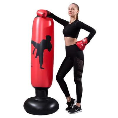 Training Boxing Punching Bag 160cm Inflatable Punching Stand Inflatable Boxing Bag  Adult