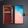 Kartenhalter Lederhülle für Samsung Galaxy S10 + S 10 5G S10e Klapphülle Retro Geldbörse PU Leder Passgenaue Hülle S10 Fundas Coque