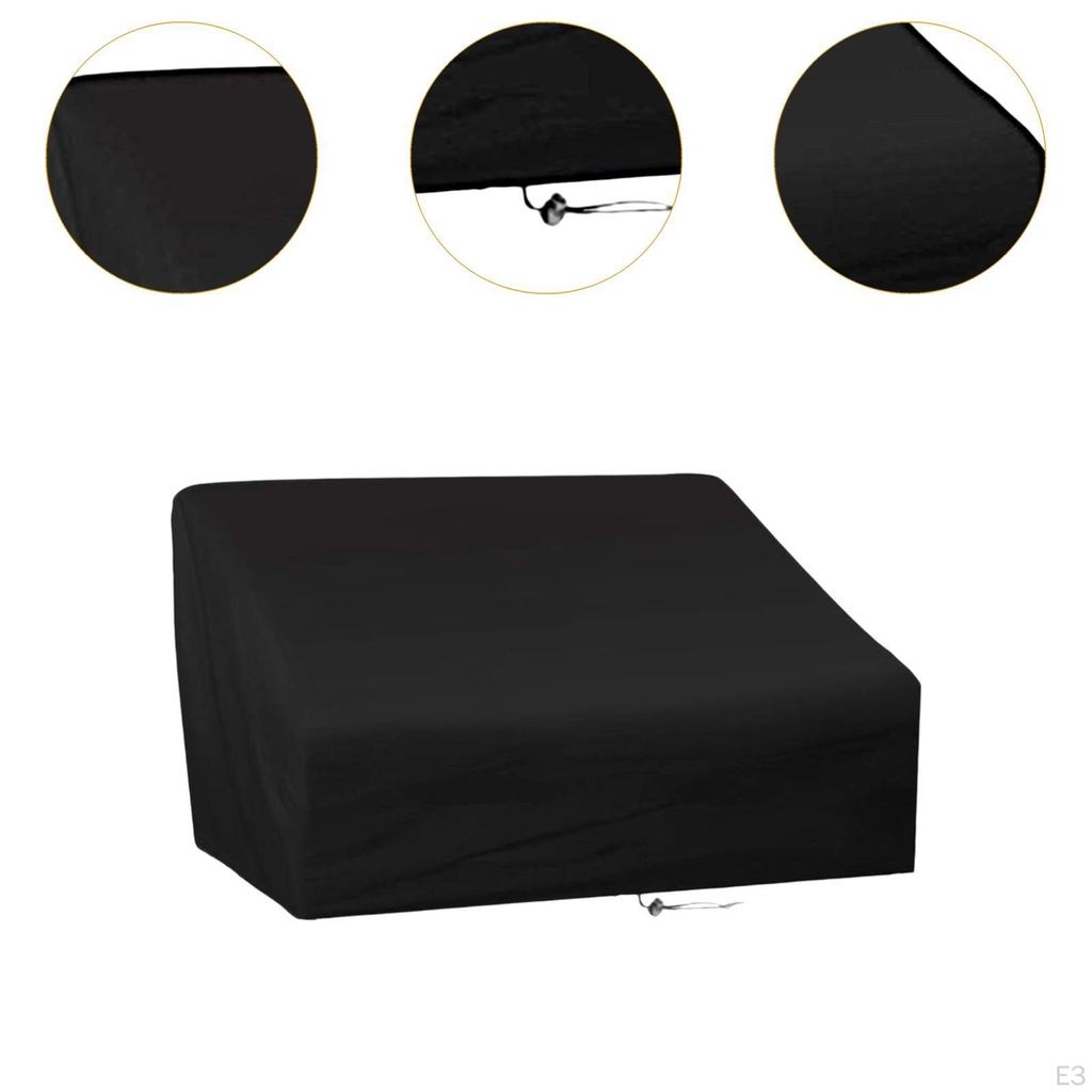 Armchair Cover Garden Furniture Rectangular Windproof Protective Deep Seat for