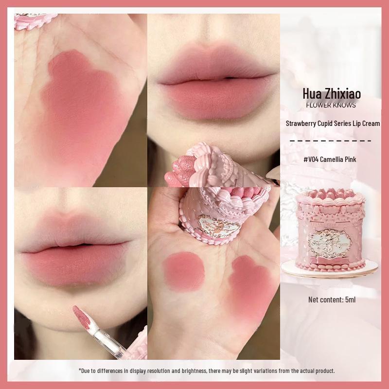 FlowerKnows Strawberry Cupid Mattifying Lip Cream - Autumn/Winter Collection