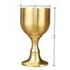 1 Stück Vintage Messing Weinglas Trinklikör Tumbler Tasse Becher Für Party Bar 15ml 30ml Unzerbrechliches Metall Hohes Glas Bar Weinbecher