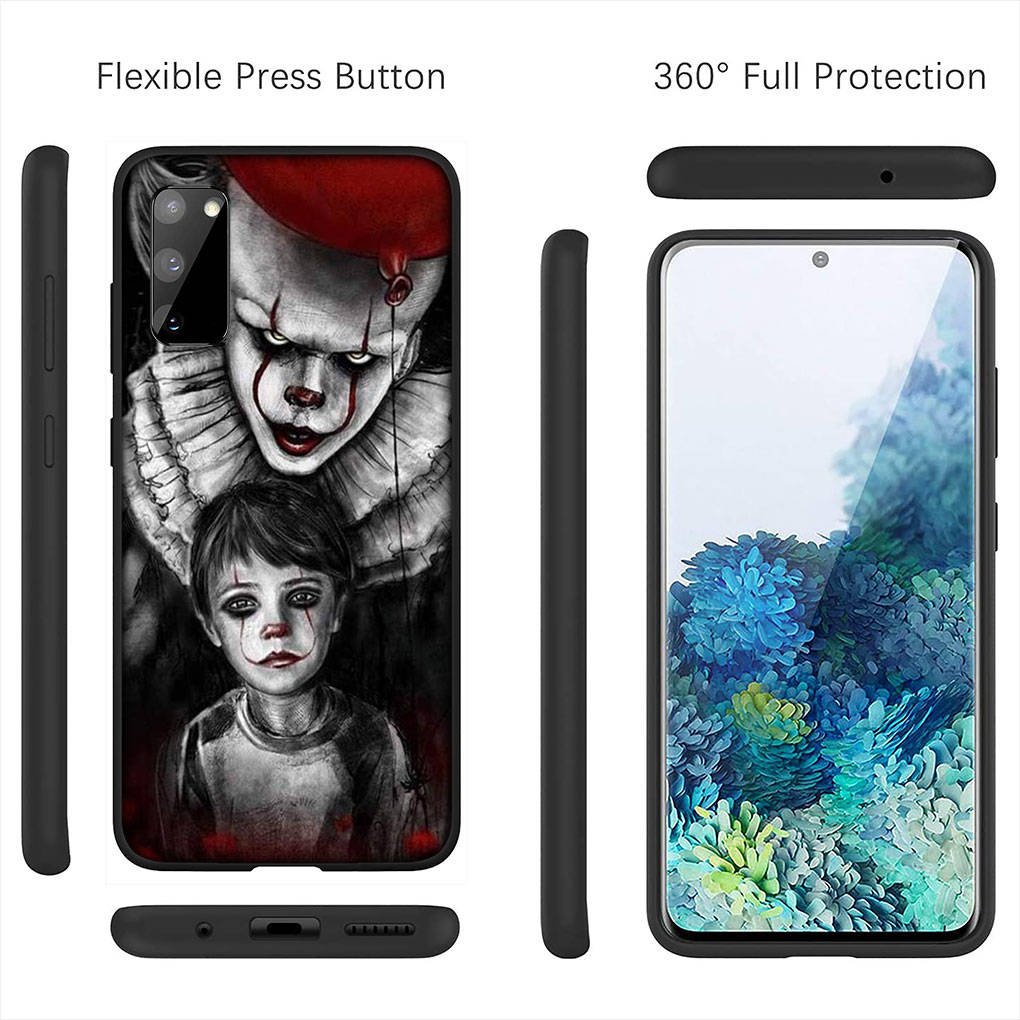 Kryt na iPhone 16 15 14 Xiaomi Redmi Note 13 12 11 Pro Max X 10 8 9 XR Samsung Galaxy S24 S23 A05 OPPO Pouzdro na telefon Huawei Pennywise Stephen King's IT