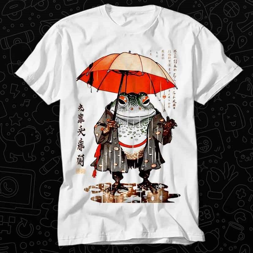 

Matsumoto Hoji Rain Frog Star Japanese Rainy Day T Shirt 494 M