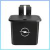 Car Trash Can Portable Hanging Vehicle Garbage Case Stickers For Opel Astra H G J Insignia Mokka Zafira Corsa Vectra B C D