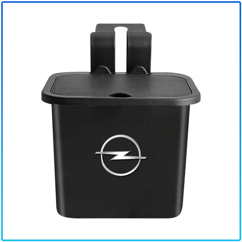 Car Trash Can Portable Hanging Vehicle Garbage Case Stickers For Opel Astra H G J Insignia Mokka Zafira Corsa Vectra B C D