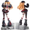 Anime Figure Rock Band Asuka 33cm Rock Style Beautiful Girl Model Action Statue Toy Anime Desk Decorations Collectible Toys Gift