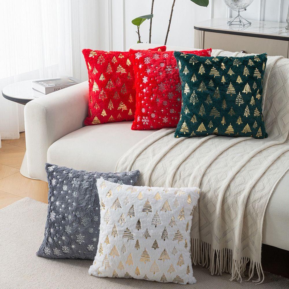 Christmas Day Pillowcase Pillow Core Protection Throw Pillow Cover  Sofa Decoration