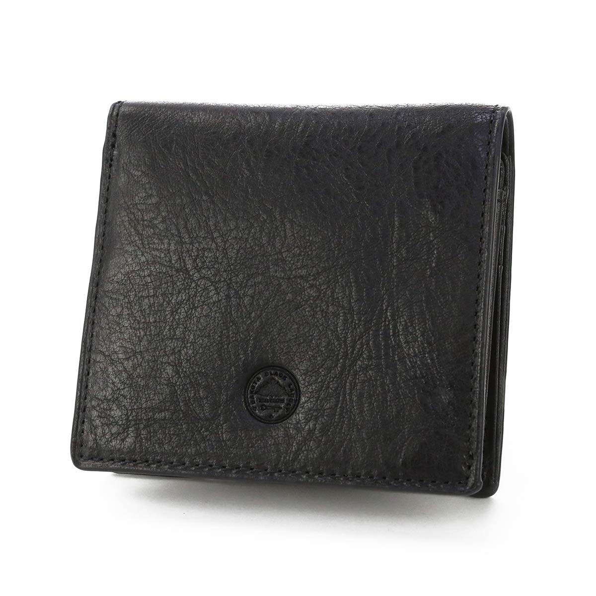 

Черный кошелек двойного сложения из натуральной кожи Minimo Black [Dakota Label] мужской BL-627604-10 чёрный