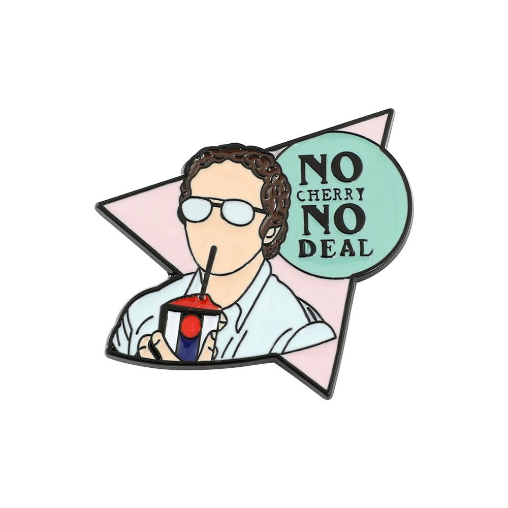 34 Odcinek Metalowa Odznaka Stranger Things Film Przygodowy Fantasy Postacie Filmowe i Telewizyjne Akcesoria Broszka ze Stopu Pin