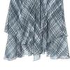 Asymmetrical Plaid Midi Skirt - European & American Style Women's Fashion