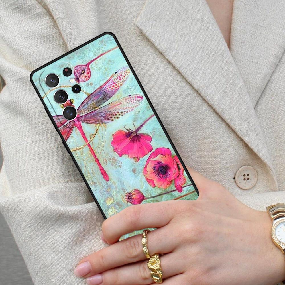 Dragonfly SOFT Cell Phone Case for Samsung Galaxy S26 Ultra S25 S24 S23 S22 S21 S20 Note10 Cover