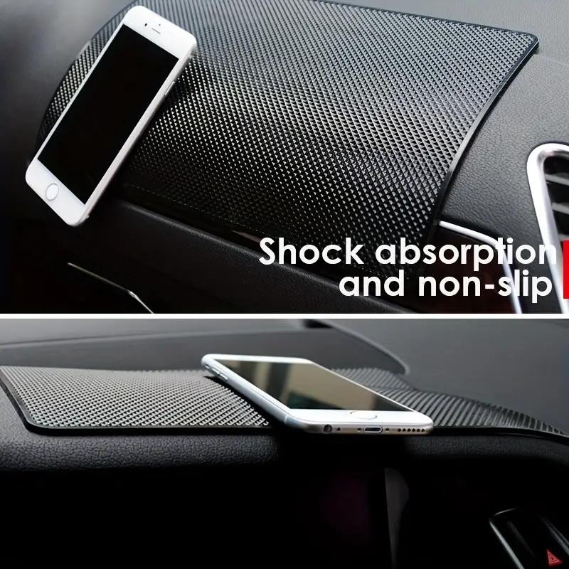Car Panel Anti-Slip Mat - Sticky PVC Heat-Resistant Pad for Sunglasses/Phone Holder (Interior Style)