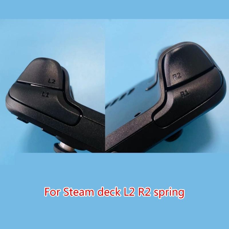 2Pcs Console L2 R2 TriggerButton Spring for SteamDeck Gaming Accessories Repair Parts Replacement L2R2 TriggerSpring