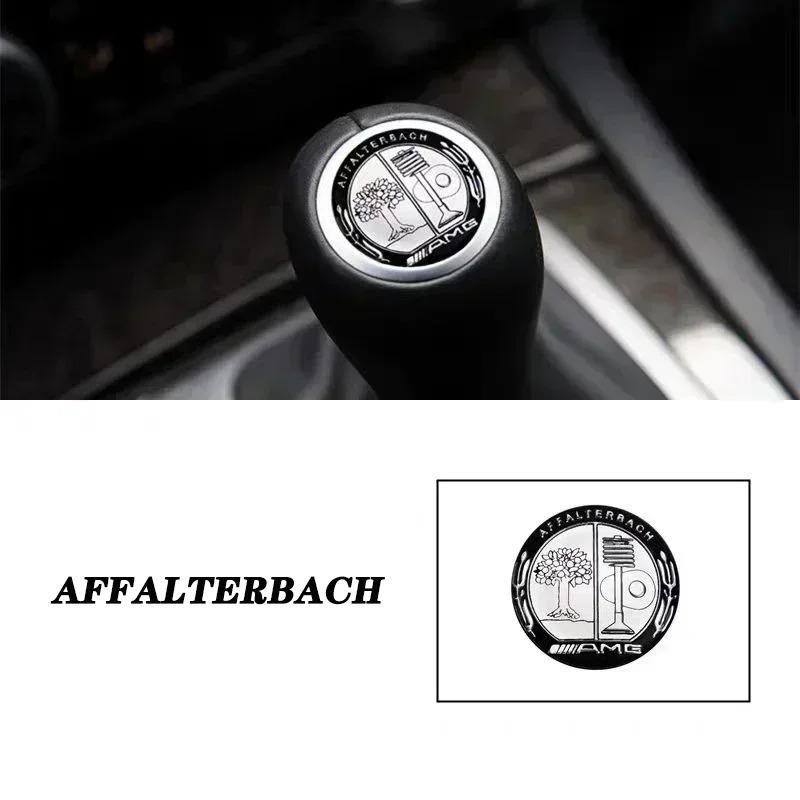 YVK5 Car Accessories Gearbox Control Lever Sticker Shift Handle Decals For Mercedes Benz AMG C E SClass W204 W205 W203 W211 W212 W213
