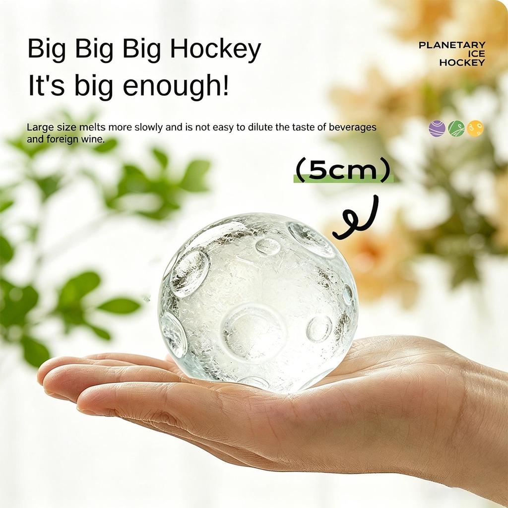 Sphere Ice Mold Silicone Maker Mould Whiskey Ice Mold For Home Bar Kitchen Outdoor Camping Picnic Party Family Gatherings