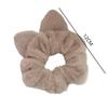 Plush Rubber Band Cat Ear Shaped Hair Band Cute Hair Tie