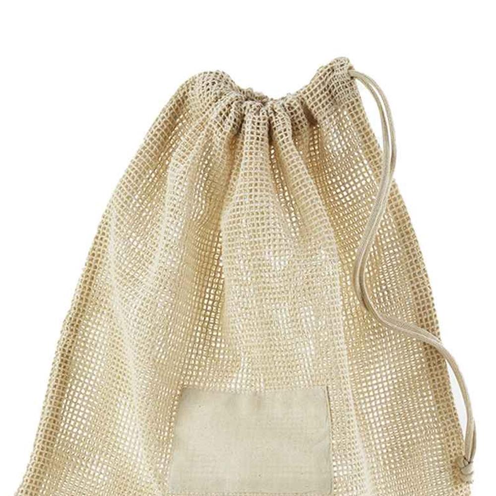 Westford Mill Mesh Organic Cotton Drawstring Bag