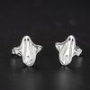 Halloween funny ghost stud earrings girl, minimalist cute fashion accessories TikTok new earrings