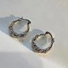 1 Paar Trendige Harajuku Vintage Ästhetische Geometrische Creolen Leichter Luxus Kreis Ohrringe Für Frauen Schmuck Zubehör
