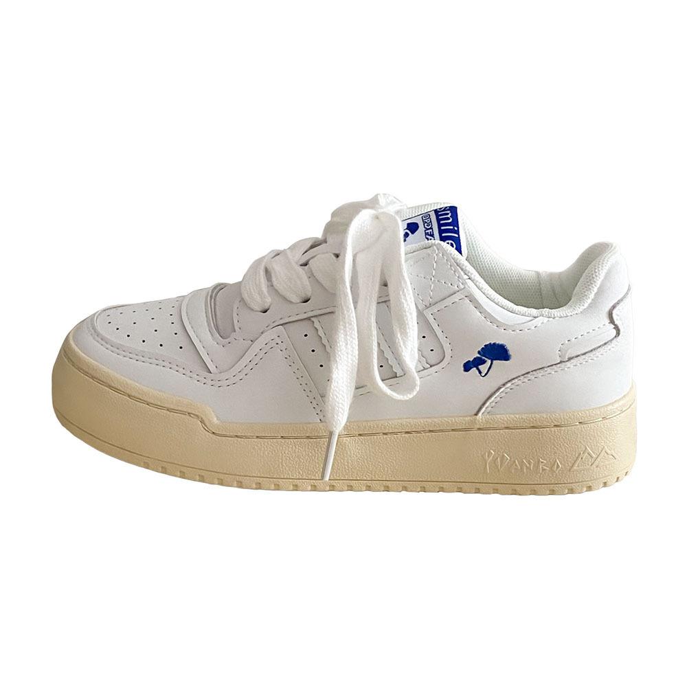 Color board shoes niche board shoes women's spring and autumn new fashion versatile white shoes women's shoes sports shoes women