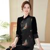 2025 Spring New High-End Chinese Style Frog Button Tang Suit for Women