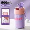 Modern Minimalist 316 Stainless Steel Travel Mug With Tea Separator For Office And Commuting