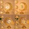 Star Moon Ramadan Night Light Rotatable Home Decoration  Light  Festival Eid