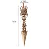Vintage Messing Buddhistische Artefakte Heim Feng Shui Dekorationen Kupfer Pferdekopf Schädel Buddha Vajra Stößel Figuren Ornamente