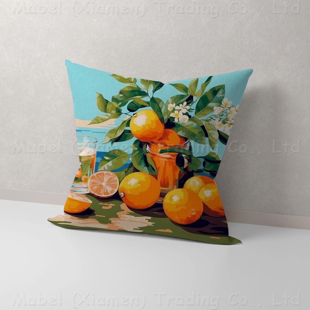 

La Dolce Vita Lemon Pillow Cover Design Cushion Cover Decor Holiday Decorati 40x40cm16x16Inch
