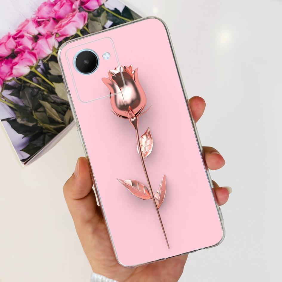 

For Realme C30 Case RMX3581 RMX3623 Phone Cover Fashion Marble Cartoon Fundas Soft Cases For Realme C30S C 30 S RealmeC30 Bumper Realme C30
