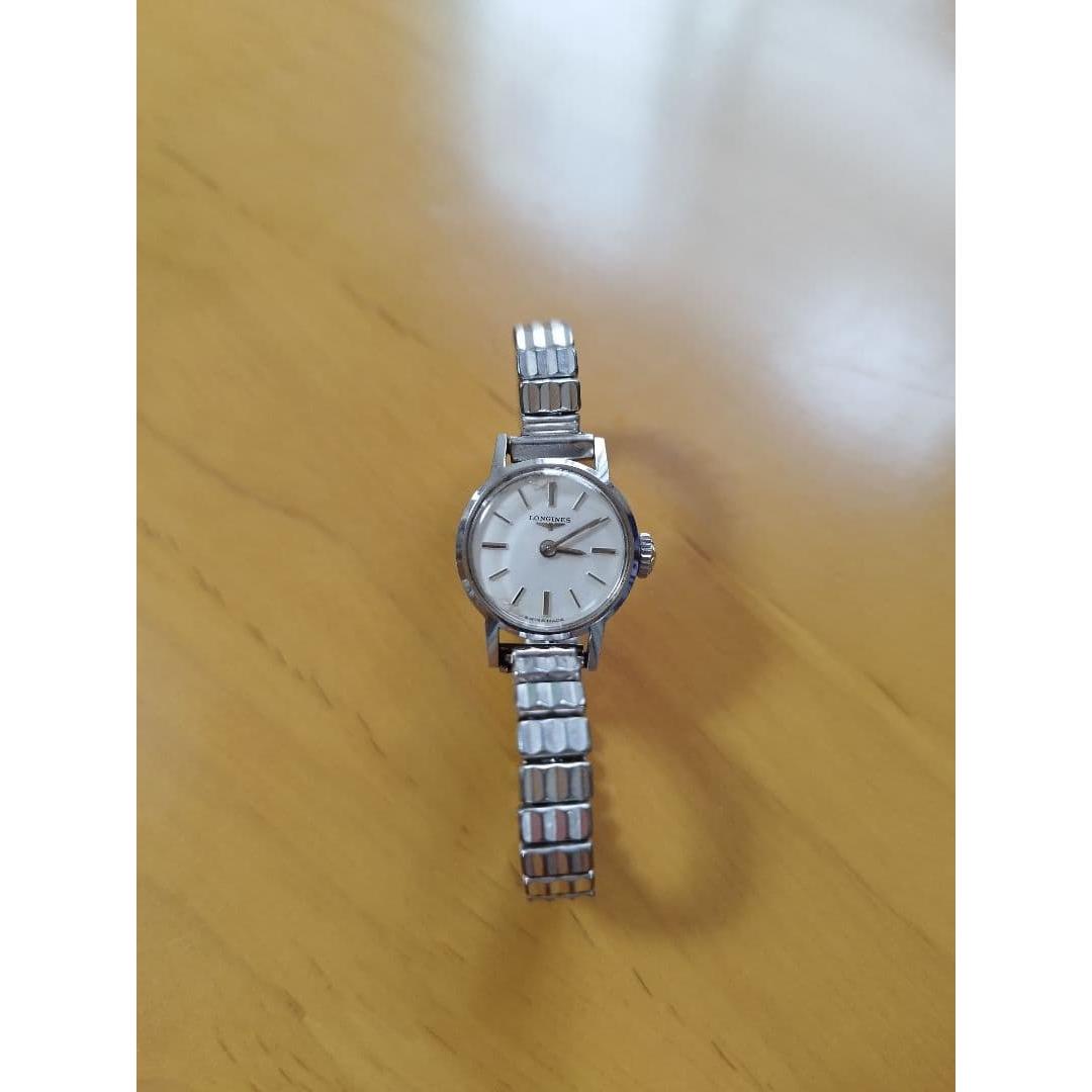 Used LONGINES Hand-wound watch ladies silver